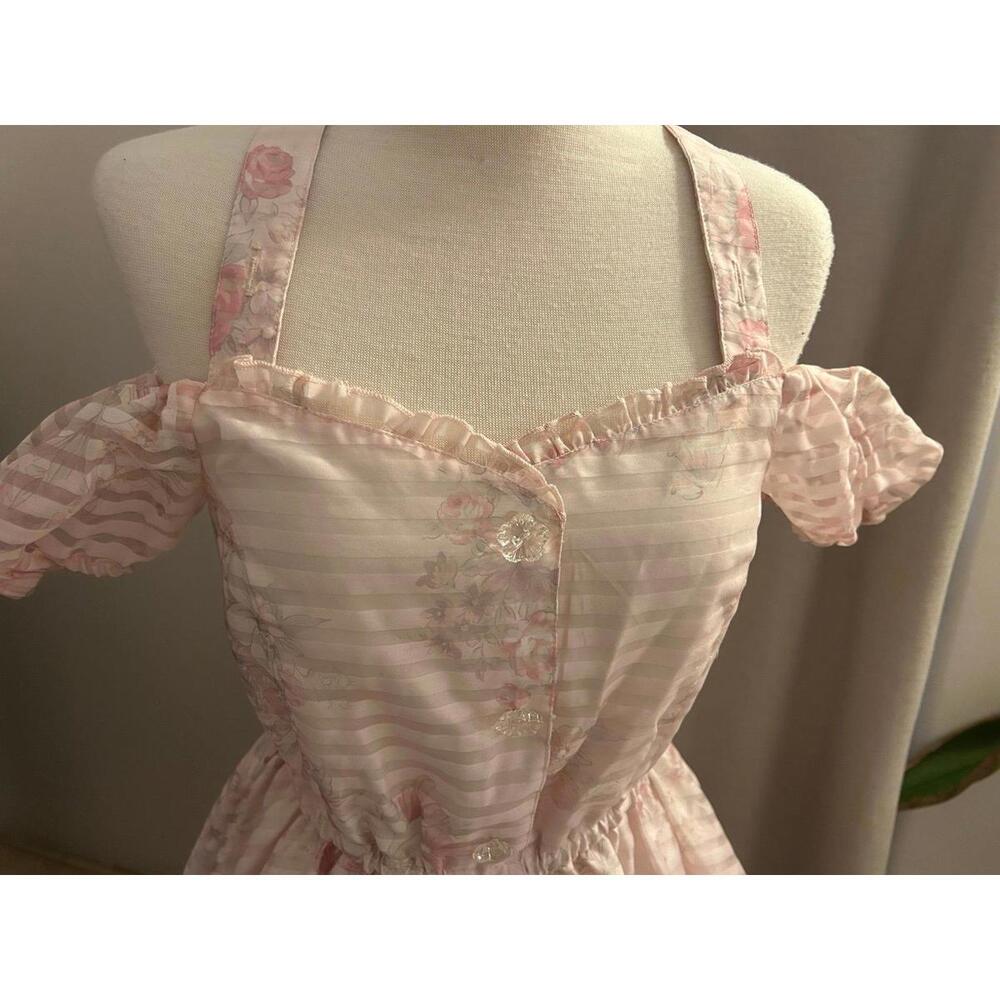 LIZ LISA Chiffon  mini dress - Picture 2 of 8